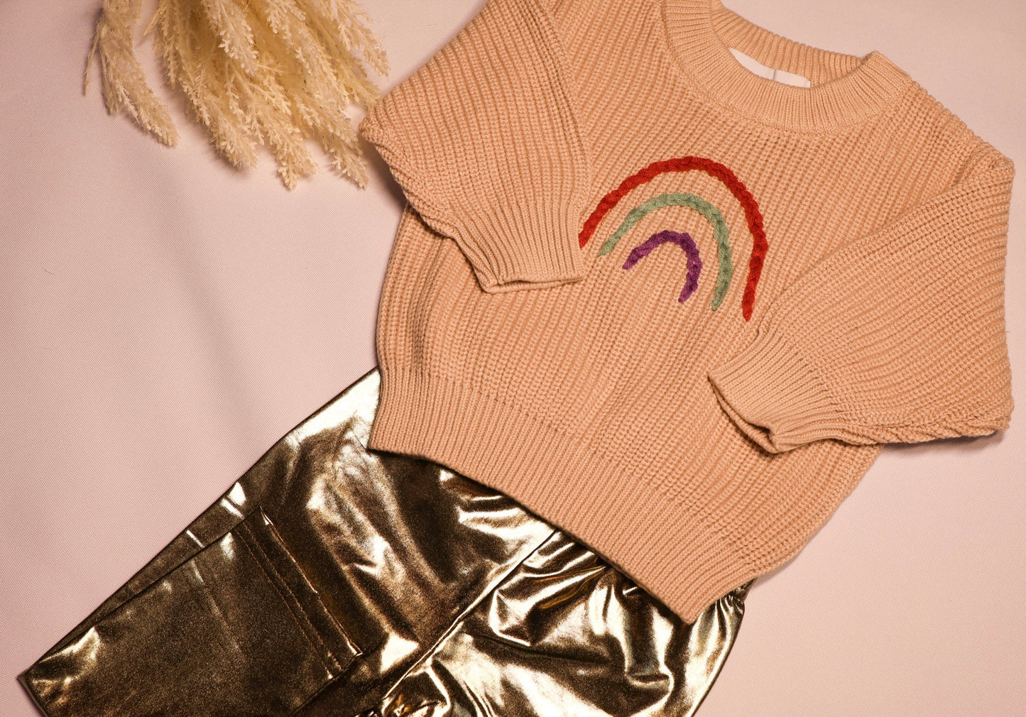 🌈Rainbow Girl Oversized🤎
