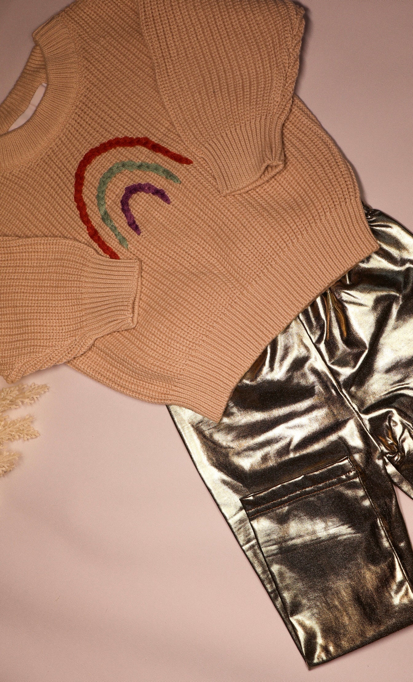 🌈Rainbow Girl Oversized🤎