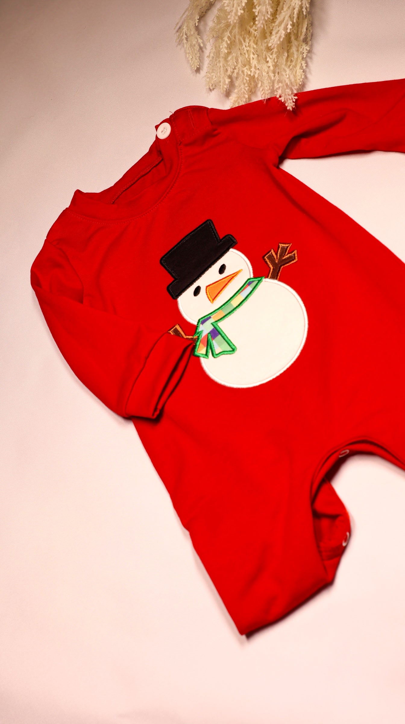 ☃️Snowman Boy Romper☃️